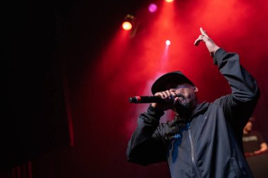Detroit, Michigan, ABD - 03.10.2019: Cypress Hill Detroit Fillmore 'da canlı performans sergiliyor