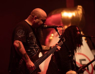 Orlando, Florida U.S.A. - 04.26.2018: Bakanlık Orlando 'daki Hard Rock Live' da konser verdi..