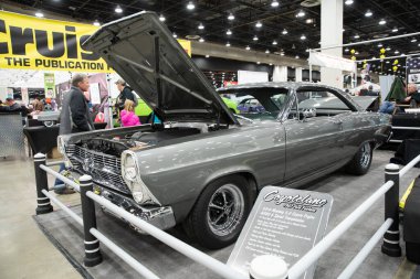 Detroit, Michigan, ABD 28 Şubat 2020: 68. Geleneksel Otomatik Rod Gösterisi ve Fuarı.