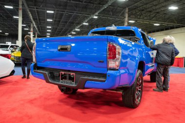 Novi, Michigan, ABD - 01.04.2020: Güneydoğu Michigan Otomobil Fuarı ve 2020 otomobil ve kamyonun tamamı.