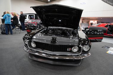 Detroit, Michigan, ABD 28 Şubat 2020: 68. Geleneksel Otomatik Rod Gösterisi ve Fuarı.