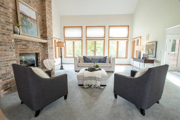 Michigan home for sale has been staged for viewing