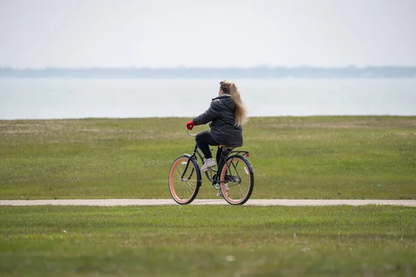 Harrison Township Michigan Usa April 2020 Michigan Metro Park Activity — Stock Photo, Image