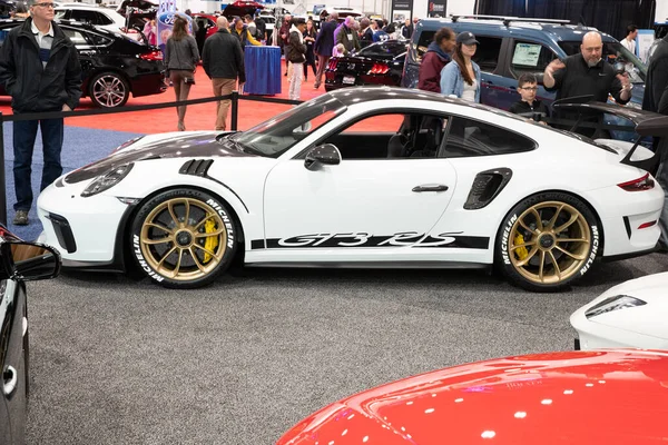 Novi Michigan Eua 2020 Southeast Michigan Auto Show Estreia Todos — Fotografia de Stock