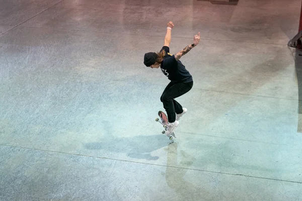Royal Oak Michigan Amerika Serikat Skaters Berlatih Trik Mereka Modern — Stok Foto