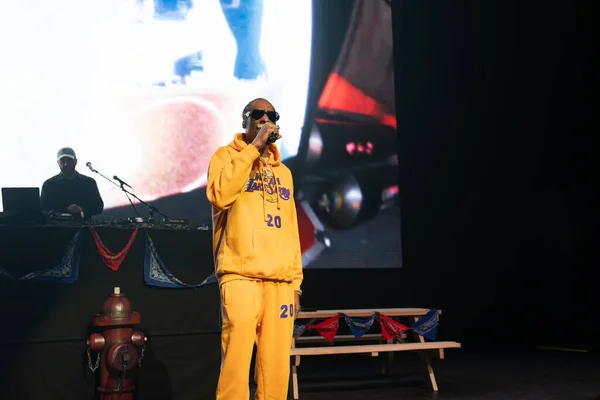 Snoop Dogg Apresentando Vivo Fillmore Detroit Michigan Eua 2020 — Fotografia de Stock