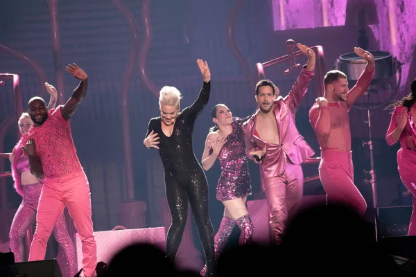 Detroit Michigan Usa 2019 Pink Ζωντανά Στο Little Caesar Arena — Φωτογραφία Αρχείου