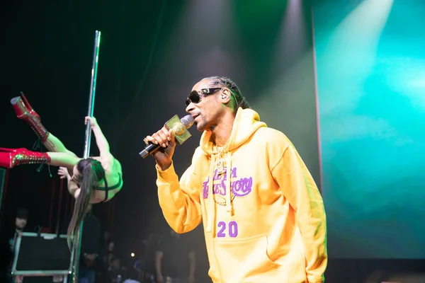 Snoop Dogg Apresentando Vivo Fillmore Detroit Michigan Eua 2020 — Fotografia de Stock