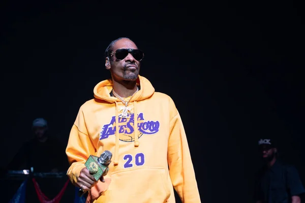Snoop Dogg Tocando Vivo Fillmore Detroit Michigan 2020 —  Fotos de Stock