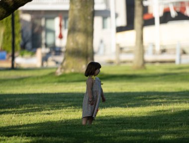 Corona Virüsü Covid 19 salgını sırasında Michigan Metro Park etkinliği.