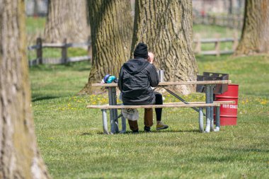 Erkek eğlence yaşam tarzı, Harrison Township, Michigan, ABD, 10 Mayıs 2020,