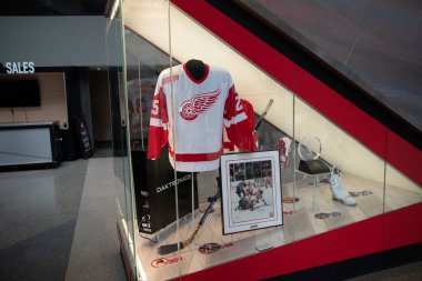 Detroit, Michigan, ABD - 01.19.2020: Hockeytown Kış Festivali 2020