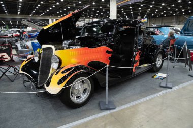 Detroit, Michigan, ABD 28 Şubat 2020: 68. Geleneksel Otomatik Rod Gösterisi ve Fuarı.