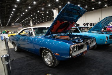 Detroit, Michigan, ABD 28 Şubat 2020: 68. Geleneksel Otomatik Rod Gösterisi ve Fuarı.