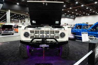 Detroit, Michigan, ABD 28 Şubat 2020: 68. Geleneksel Otomatik Rod Gösterisi ve Fuarı.