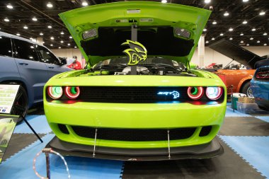 Detroit, Michigan, ABD 28 Şubat 2020: 68. Geleneksel Otomatik Rod Gösterisi ve Fuarı.