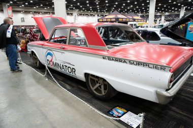 Detroit, Michigan, ABD 28 Şubat 2020: 68. Geleneksel Otomatik Rod Gösterisi ve Fuarı.