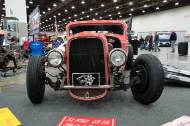 Detroit, Michigan, ABD 28 Şubat 2020: 68. Geleneksel Otomatik Rod Gösterisi ve Fuarı.