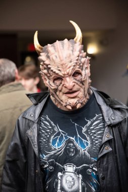 Sterling Heights, Michigan, ABD - 02.08.2020: Astronomicon 3 Comic Convention and Cosplay Expo.