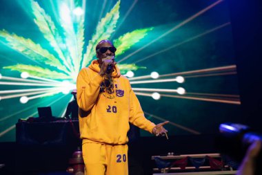 Snoop Dogg, Detroit, Michigan Fillmore 'da canlı performans sergiliyor. 01.26.2020