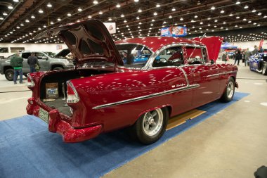 Detroit, Michigan, ABD 28 Şubat 2020: 68. Geleneksel Otomatik Rod Gösterisi ve Fuarı.