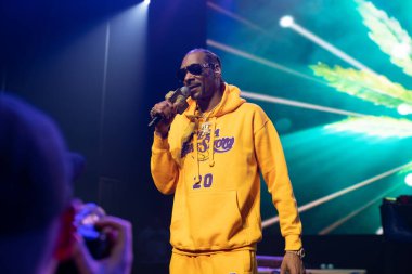 Snoop Dogg, Detroit, Michigan Fillmore 'da canlı performans sergiliyor. 01.26.2020