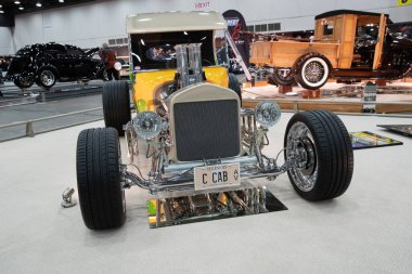 Detroit, Michigan, ABD 28 Şubat 2020: 68. Geleneksel Otomatik Rod Gösterisi ve Fuarı.