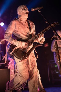 Detroit, Michigan, USA- 02.01.2019 İşte Mumyalar Saint Andrew 's Hall' da canlı performans sergiliyor.