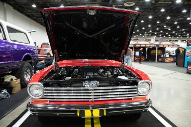 Detroit, Michigan, ABD 28 Şubat 2020: 68. Geleneksel Otomatik Rod Gösterisi ve Fuarı.