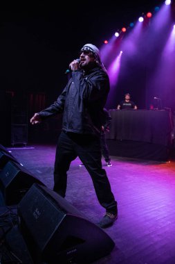 Detroit, Michigan, ABD - 03.10.2019: Cypress Hill Detroit Fillmore 'da canlı performans sergiliyor