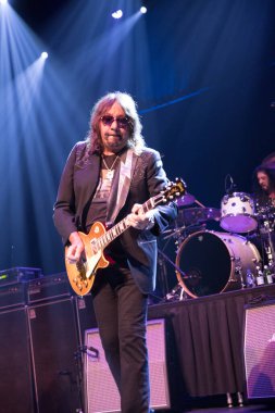 Melbourne, Florida, USA- 7.21.2017: Ace Frehley Florida 'daki King Center' da canlı performans sergiliyor.