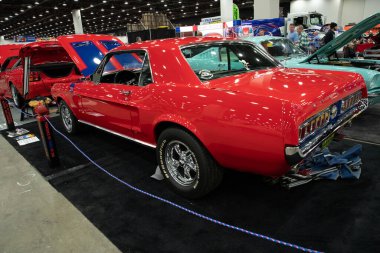 Detroit, Michigan, ABD 28 Şubat 2020: 68. Geleneksel Otomatik Rod Gösterisi ve Fuarı.