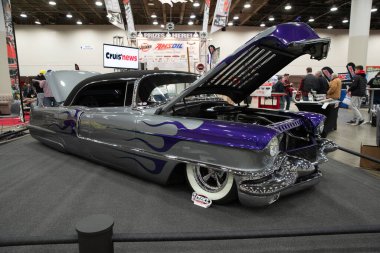 Detroit, Michigan, ABD 28 Şubat 2020: 68. Geleneksel Otomatik Rod Gösterisi ve Fuarı.