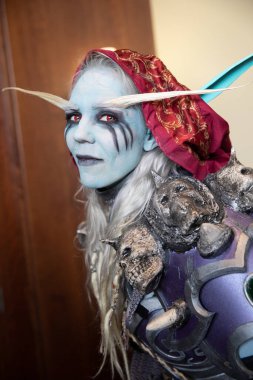 Sterling Heights, Michigan, ABD - 02.08.2020: Astronomicon 3 Comic Convention and Cosplay Expo.