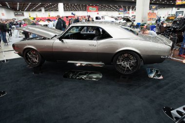 Detroit, Michigan, ABD 28 Şubat 2020: 68. Geleneksel Otomatik Rod Gösterisi ve Fuarı.