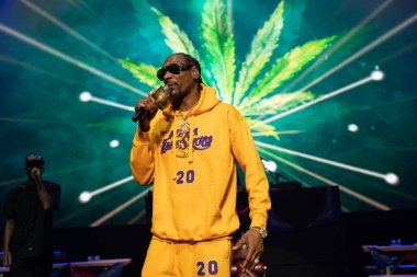 Snoop Dogg, Detroit, Michigan Fillmore 'da canlı performans sergiliyor. 01.26.2020