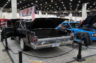 Detroit, Michigan, ABD 28 Şubat 2020: 68. Geleneksel Otomatik Rod Gösterisi ve Fuarı.