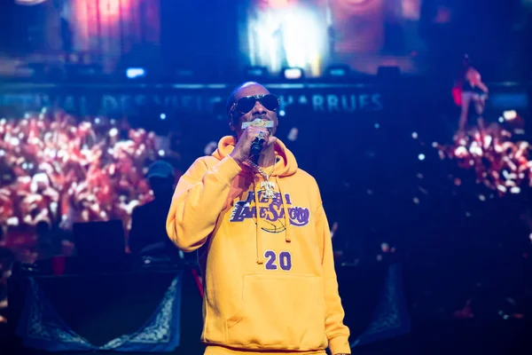 Snoop Dogg Performing Live Fillmore Detroit Michigan Usa 2020 — Stock Photo, Image