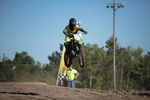 Ορλάντο Φλόριντα Ηπα 2018 Motocross Αναβάτες Πρακτική Κόλπα Και Δεξιότητες — Φωτογραφία Αρχείου