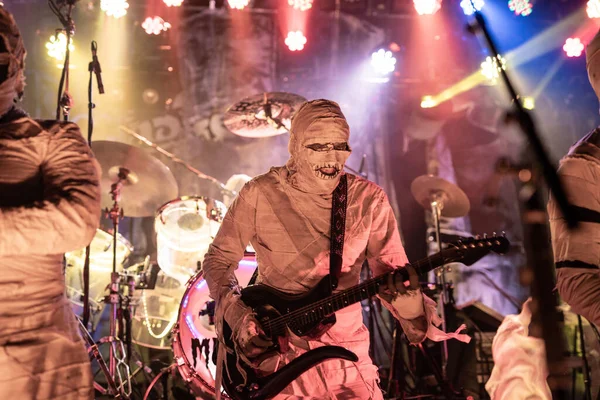 Detroit Michigan Usa 2019 Here Come Mummies Performing Live Saint — Stock Photo, Image