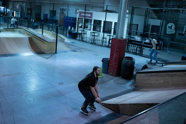 Royal Oak Michigan Usa 2020 Biker Und Skater Üben Modern — Stockfoto