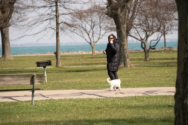 Harrison Township Michigan April 2020 Activiteiten Het Michigan Metro Park — Stockfoto