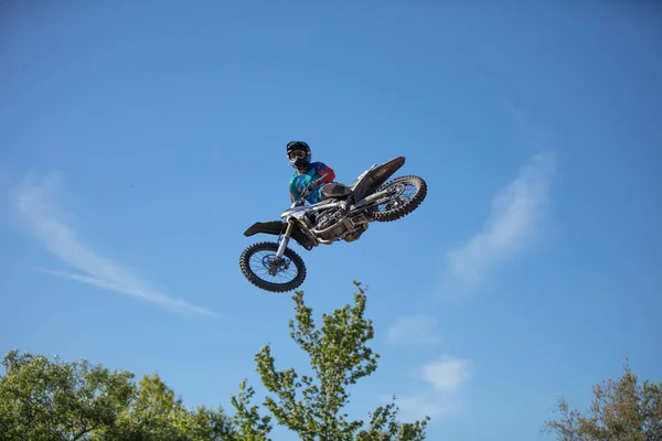 Orlando Florida Estados Unidos 2018 Motocross Riders Practican Trucos Habilidades —  Fotos de Stock