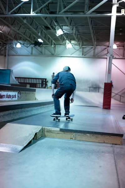 Royal Oak Michigan Usa 2020 Biker Und Skater Üben Modern — Stockfoto