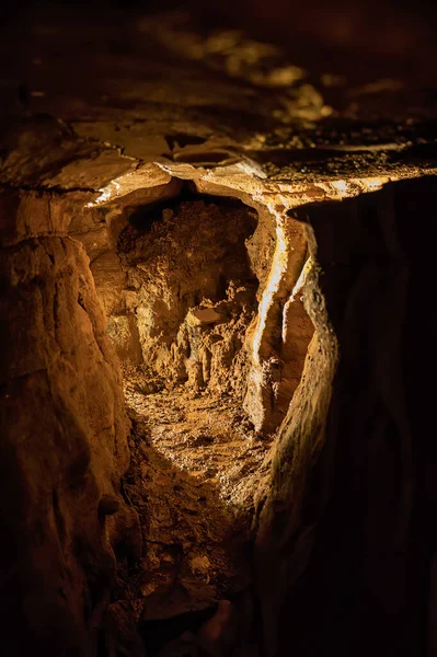 Tunnel Grotte Lumière Fin — Photo