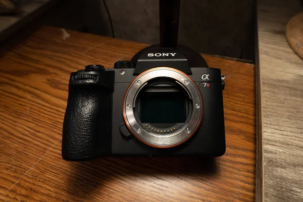 Sony A7Riii Corpo Câmera Sem Espelho Detroit Michigan 2019 — Fotografia de Stock