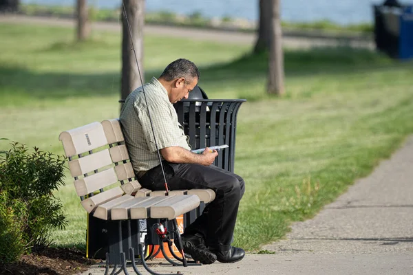 Harrison Township Michigan Usa 2020 Michigan Metro Park Aktivität Während — Stockfoto