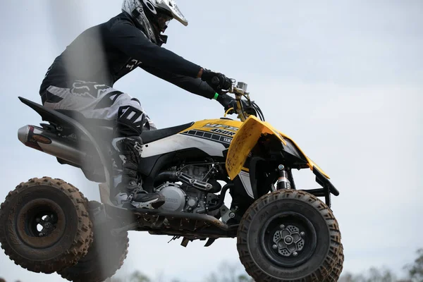 Orlando Florida Usa 2018 Motocross Riders Practice Tricks Skills Dirt — Stock Photo, Image