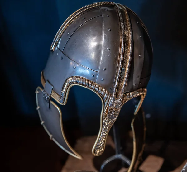 war helmet is ready for battle