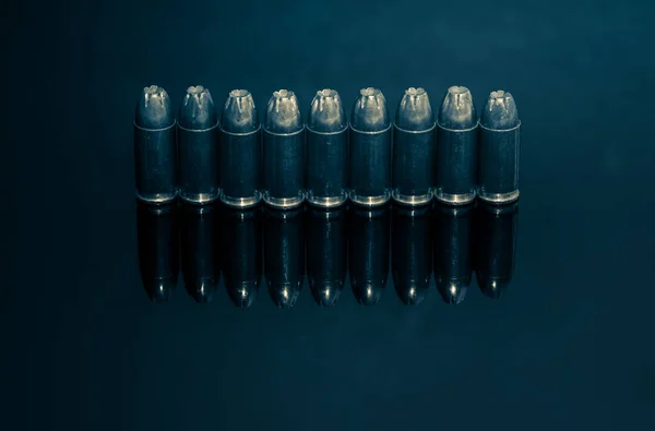 Bullets Black White — Stock Photo, Image